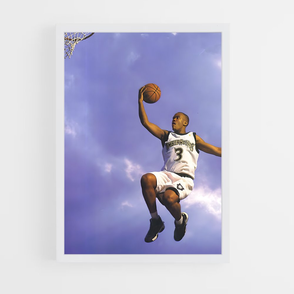 Poster Airborne Legend – affiche Basketball (vue 3)